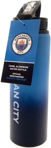 Manchester City F.C. City Man Fc Aluminium Sports Water Drinks Bottle Fade Design XL blue one size K-REY-MC06400 in Saudi Arabia