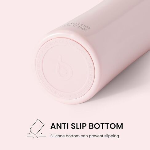 زجاجة مياه معزولة من الزجاجة، أكواب قهوة مع غطاء مزدوج الاستخدام وقش، كوب قهوة مثلج مزدوج الجدار للنساء والرجال، كوب من الفولاذ المقاوم للصدأ سعة 24 أونصة بمقبض in Kuwait