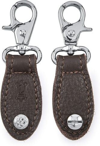 Levy's Leathers Handbag Guitar Strap Adapter Set; Black Leather with Chrome Hardware (TPCS03-BLK) in Saudi Arabia