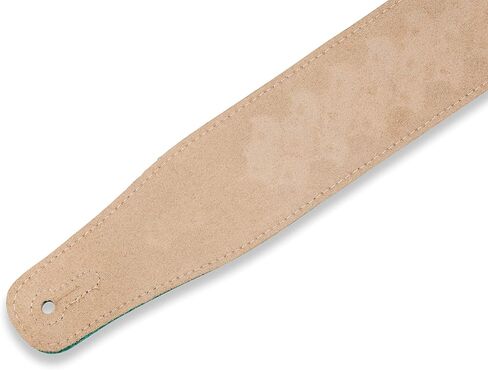 Levy's Leathers 2.5" Suede Leather Guitar Strap Dandelion Emboss Design; Seafoam (MS26DE-SEA) in Saudi Arabia