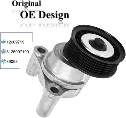 شداد الحزام 39083 متوافق مع 2008-2020 Chevy GMC Cadillac Hummer Isuzu Vehicle-Avalanche/Express/Silverado/Suburban/Tahoe/Sierra/Yukon/Savana/Escalade/NPR يستبدل بكرة الموتر #12609719 in Kuwait