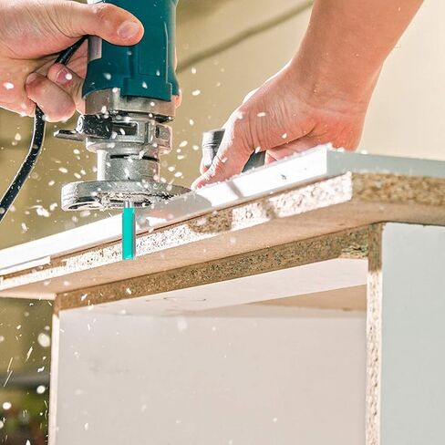 Straight Router Bit 4 Pcs Set, 1/4" Shank, Straight Router Bit Set, for DIY, Woodworking Project, Cutting Diameter 5/16", 1/4"，3/8", 1/2" in Kuwait