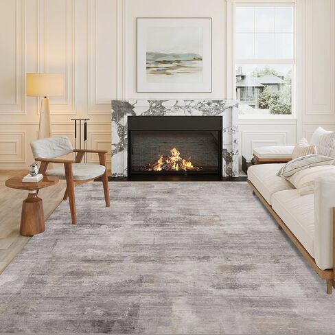 6x9 Area Rug Washable Blue Multi Abstract Living Room Bedroom Large Throw Rug Non Slip Soft Modern Indoor Floor Carpet for Dining Room Office Entryway Kitchen Nursery in Saudi Arabia