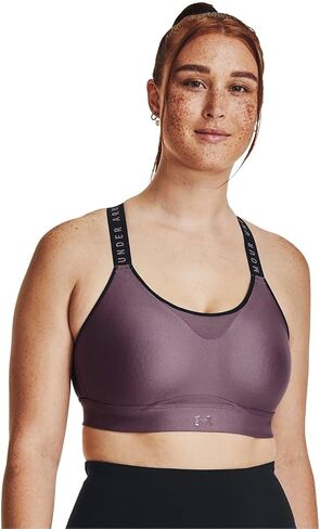 حمالة صدر رياضية Infinity High Impact للنساء من Under Armour، (500) أرجواني ضبابي/أسود/أرجواني ضبابي، مقاس متوسط in Saudi Arabia