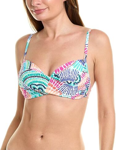 La Blanca Women's Over The Shoulder Wrap Bikini Swimsuit Top in Saudi Arabia