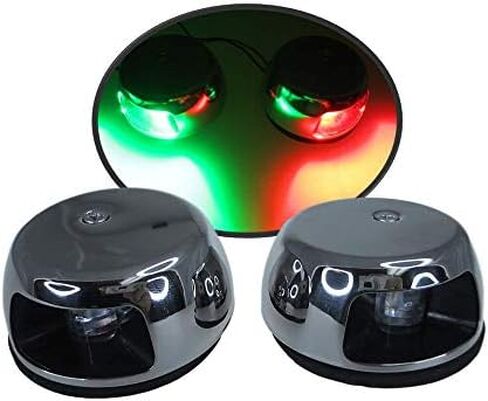 Pactrade البحرية الأفقية SS304 الملاحة الخضراء الميمنة الأحمر ميناء أضواء LED in Saudi Arabia