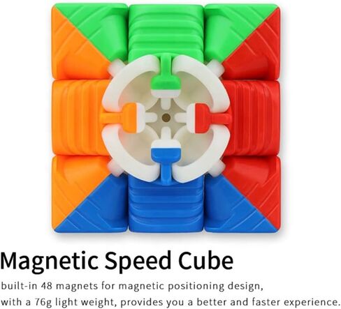 BroMocube Yongjun YuLong V2 M 3X3 Speed Cube YJ YuLong V2M Magnetic Magic Cube Puzzle Toy (Magnetic Version) in Kuwait