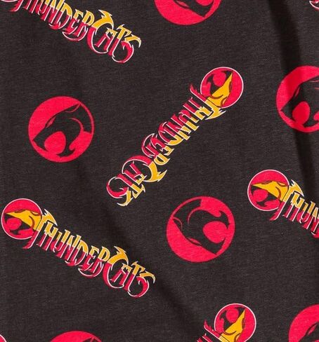 سروال صالة TruffleShuffle Thundercats | سروال صالة مطبوع بالكامل | بنطال صالة مطاطي | بيجامة مريحة in Saudi Arabia