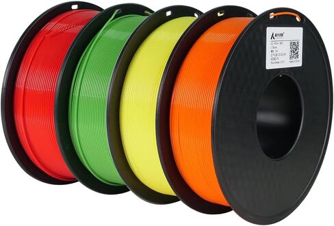 طابعة ثلاثية الأبعاد PLA Plus(PLA+)1.75 مم، بكرة صفراء 1 كجم، دقة الأبعاد +/- 0.03 مم، خيوط طباعة ثلاثية الأبعاد in Kuwait