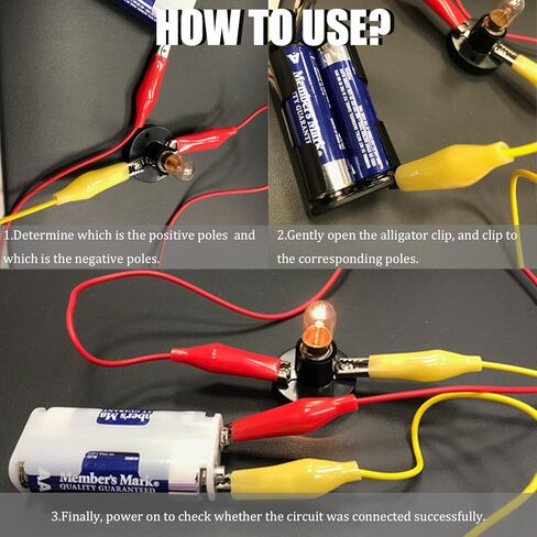 10 قطع من مشابك التمساح الكهربائية الممتازة لاختبار الرصاص والمسبار، 5 ألوان ناعمة مزدوجة الأطراف بمشبك التمساح الكهربائي مجموعة قياس الأسلاك مع عازل لتوصيل الدائرة والاختبار والكشف in Kuwait