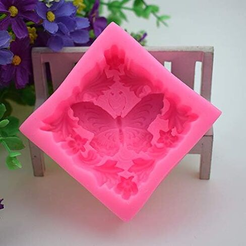 Playing Mold Butterfly Soap Silicone Mold for DIY Soap Pastry Cake Plaster Clay Chocolate Decoration in Saudi Arabia