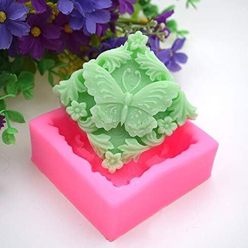 Playing Mold Butterfly Soap Silicone Mold for DIY Soap Pastry Cake Plaster Clay Chocolate Decoration in Saudi Arabia