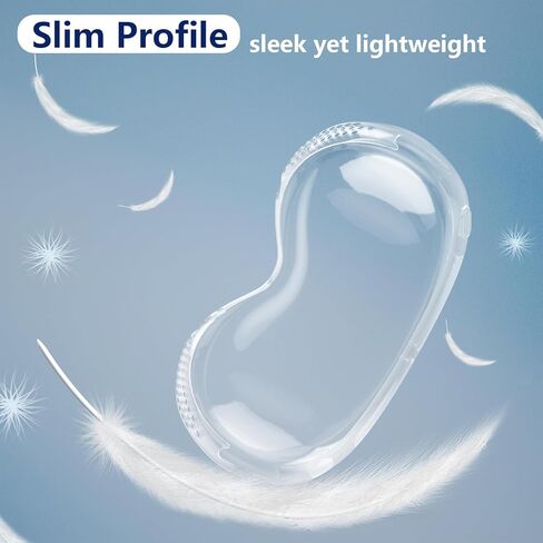 ANNGELAS Clear Designed for Vision Pro Case,Crystal Transparent Soft Slim TPU Screen Protective Cover for Vision Pro VR Glasses (Black) in Kuwait