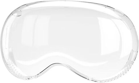 ANNGELAS Clear Designed for Vision Pro Case,Crystal Transparent Soft Slim TPU Screen Protective Cover for Vision Pro VR Glasses (Black) in Kuwait