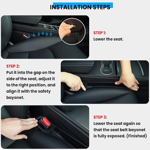 علبة تنظيم وحدة التحكم المركزية قطعتين من كاروينر لملحقات طراز تيسلا 3/Y مع صندوق تخزين جانبي للمقعد لحامل الهاتف والنظارات الشمسية وحامل بطاقات المفاتيح in Kuwait