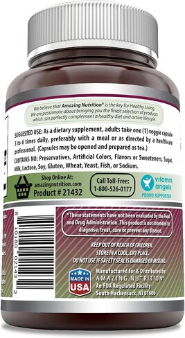 Amazing Formulas Echinacea Supplement | 400 Mg Per Serving | 120 Veggie Capsules | Non-GMO | Gluten Free | Made in USA in Saudi Arabia