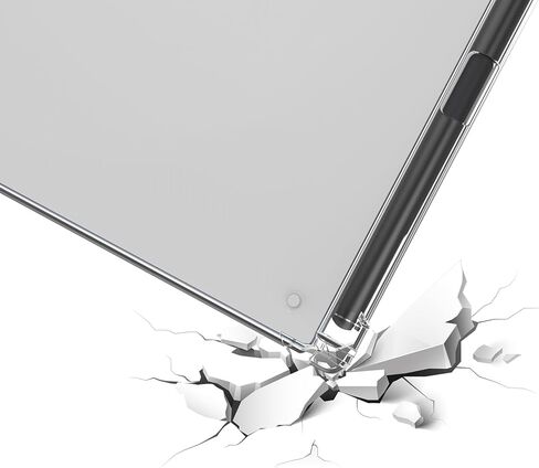 حافظة BOZHUORUI شفافة لجهازين لوحيين رائعين (10.3 بوصة، إصدار 2020) - غطاء خلفي ناعم ومرن من السيليكون الشفاف وخفيف الوزن للغاية مع حامل قلم (شفاف) in Kuwait