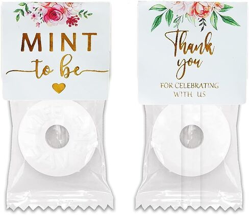 90 قطعة من ملصقات Mint to Be للهدايا - ملصقات Mint to Be Wedding Favors - ملصقات صندوق Tic Tac - هدايا الدش - الملصق فقط in Kuwait