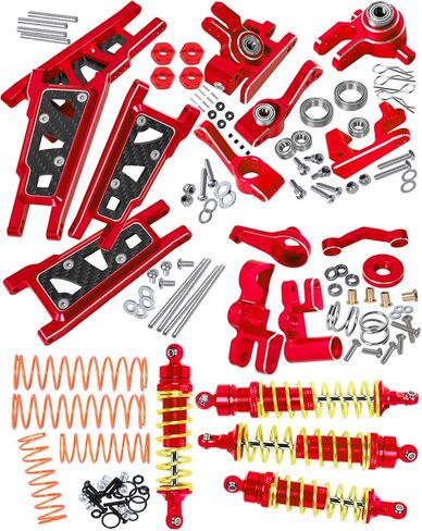 Upgrades Part for 1/10 Slash/Rustler/Stampede 4x4 VXL,Alloy RC Shock Absorber,Caster Block,Steering Blocks,Rear Stub Axle Carriers,Steering Bellcranks,Suspension Arm,Titanium in Saudi Arabia