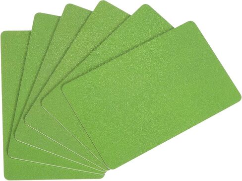 MECCANIXITY 20pcs Blank PVC Cards Color, CR80 30Mil Plastic Cards Blank ID Card Waterproof for ID Badge, Credit Cards, Identification Badges, Printer, Brown in Saudi Arabia