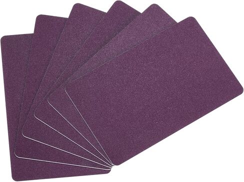 MECCANIXITY 20pcs Blank PVC Cards Color, CR80 30Mil Plastic Cards Blank ID Card Waterproof for ID Badge, Credit Cards, Identification Badges, Printer, Brown in Saudi Arabia