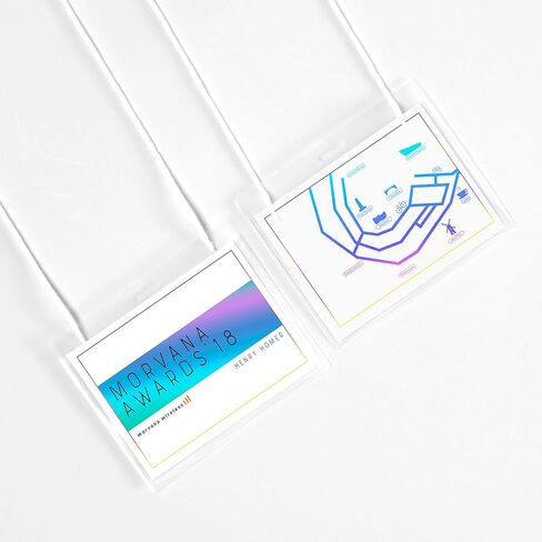 شارات أسماء معلقة ذات تحميل علوي من Avery، مقاس 2-1/4 بوصة × 3-1/2 بوصة، صندوق مكون من 12 قطعة (74457) in Saudi Arabia