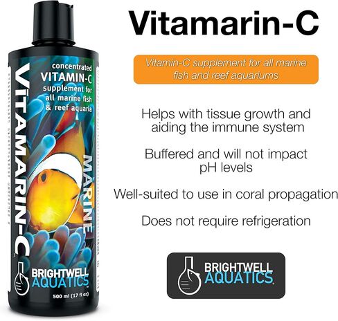 Brightwell Aquatics Vitamarin C - مكمل فيتامين C المركز لأحواض السمك البحرية in Saudi Arabia