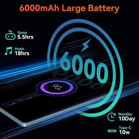 جهاز لوحي Android 13: وحدة المعالجة المركزية ثماني النواة، جهاز لوحي 10.1 بوصة، 1280 × 800 IPS 32 جيجابايت ذاكرة تخزين داخلية 6000 مللي أمبير في الساعة واي فاي بلوتوث 5.0، كاميرا 5 ميجابكسل + 2 ميجابكسل، جهاز لوحي للبالغين + الأطفال (LeoPad20) in Saudi Arabia