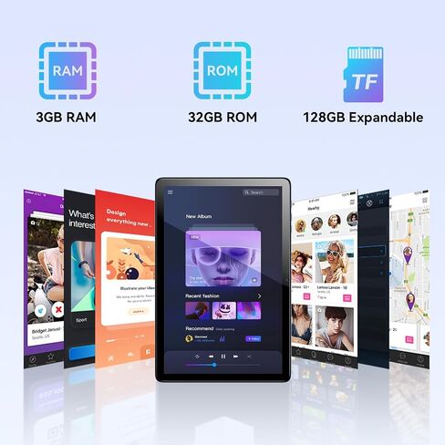 جهاز لوحي Android 13: وحدة المعالجة المركزية ثماني النواة، جهاز لوحي 10.1 بوصة، 1280 × 800 IPS 32 جيجابايت ذاكرة تخزين داخلية 6000 مللي أمبير في الساعة واي فاي بلوتوث 5.0، كاميرا 5 ميجابكسل + 2 ميجابكسل، جهاز لوحي للبالغين + الأطفال (LeoPad20) in Saudi Arabia