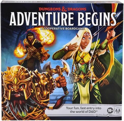 Dungeons & Dragons Adventure Begins, Cooperative Fantasy Board Game, Fast Entry to The World of D&D, Family Game for 2-4 Players, 10 and Up in Kuwait