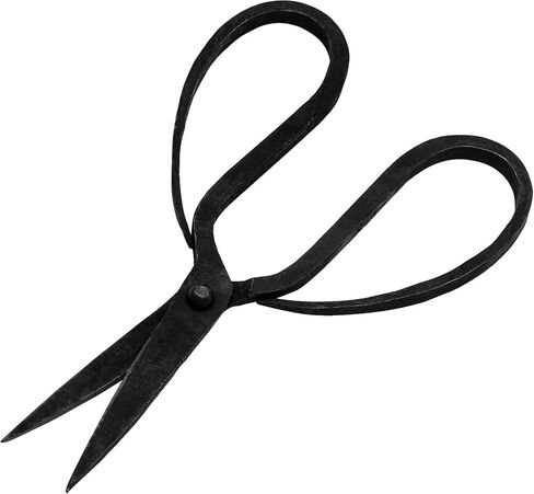 Lord Of Battles Iron Scissors Hand-Forged Iron Thread Snips/Sheers Fully Functional Medieval Accessory Rustic Natural Finish (Classic hand forged scissors) in Saudi Arabia