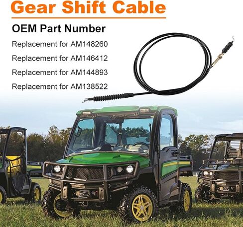Gear Shift Cable Replacement for AM148260 Compatible with John Deere Gator XUV 550 560 XUV S4 550 S4 560 Gearshift Control Cable Replacement for AM146412 AM144893 AM138522 in Saudi Arabia