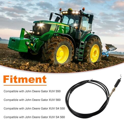Gear Shift Cable Replacement for AM148260 Compatible with John Deere Gator XUV 550 560 XUV S4 550 S4 560 Gearshift Control Cable Replacement for AM146412 AM144893 AM138522 in Saudi Arabia