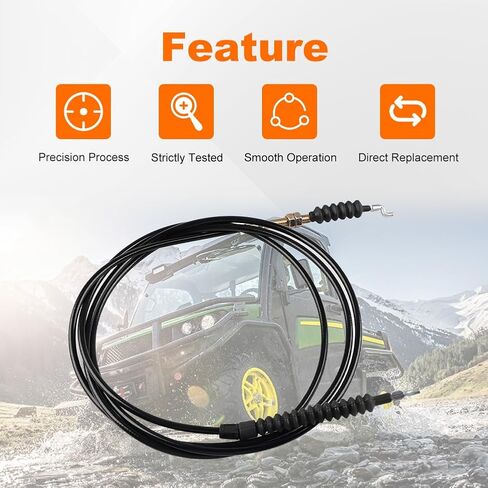 Gear Shift Cable Replacement for AM148260 Compatible with John Deere Gator XUV 550 560 XUV S4 550 S4 560 Gearshift Control Cable Replacement for AM146412 AM144893 AM138522 in Saudi Arabia