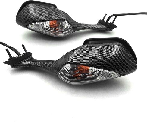 HTTMT MT324- New Black Smoke side mirrors with turn signals Compatible with CBR 1000RR (2008-2012) in Saudi Arabia