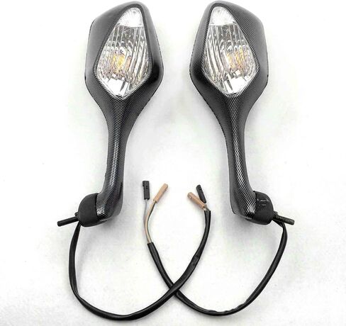 HTTMT MT324- New Black Smoke side mirrors with turn signals Compatible with CBR 1000RR (2008-2012) in Saudi Arabia