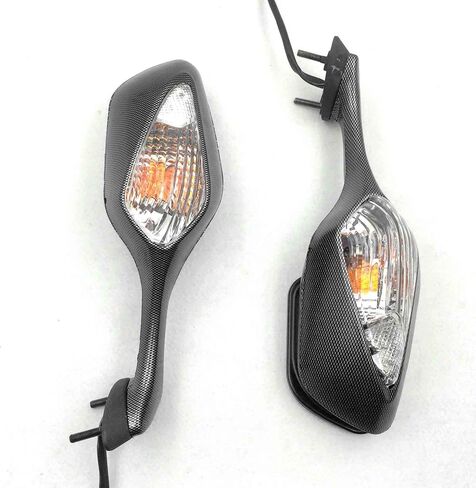 HTTMT MT324- New Black Smoke side mirrors with turn signals Compatible with CBR 1000RR (2008-2012) in Saudi Arabia