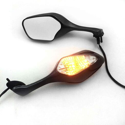 HTTMT MT324- New Black Smoke side mirrors with turn signals Compatible with CBR 1000RR (2008-2012) in Saudi Arabia