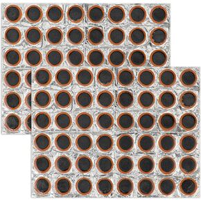 96Pcs Rubber Bike Tire Patches Not Self-Adhesive Rubber Patch Motor Bicycle Bike Tyre Tire Inner Tube Puncture Rubber Patches Repair Kit
