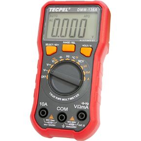 DMM-136A Digital Multimeter Auto ranging AC True RMS 3999 Count 3 3/4 Digits