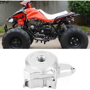 Qiilu Top Mount Starter Motor Engine Cover Case Fit for 110cc 125cc Pit Quad Dirt Bike ATV