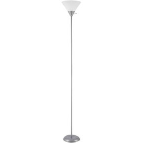 Globe Electric 12708 59" 1-Light LED Floor Lamp, Black, Matte Finish, Plastic Mesh Shade, LED Bulb Included, Floor Lamp for Living Room, Floor Lamp for Bedroom, Home Office Accessories