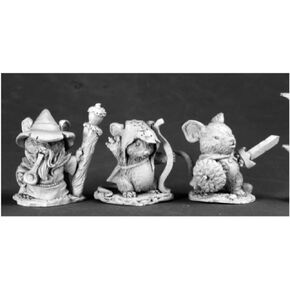 Mouslings (3) Wizard, Archer, Warrior Dark Heaven Legends Series by Reaper