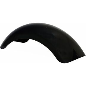 AlveyTech Plastic Front Black Fender - Replacement Part for Baja, Hensim, Massimo, MB165 & MB200, Warrior, Heat, Mini Bike, Tire Guard Parts, Dirt Pit Bikes, 196cc 6.5 Hp Engine Fenders, DIY Install