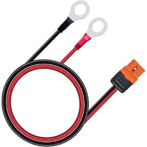 XT60i to O Ring Terminal Cable，More Than 8A，10AWG Extension Cable XT60i Female to O Ring Connector XT60i-f Compatible with Lipo Batterie (1.5M/5FT)