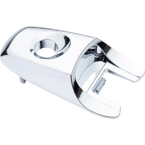 Driver Side Chrome Exterior Door Handle Lock Cylinder Cover Fit for Ford Explorer Edge MKX 2011-2019 Replace BA1Z78218A14A, BA1Z-78218A14-A