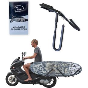 Ho Stevie! Scooter/Moped Surfboard Rack [Choose Color] Cruise to Your Surf Spot