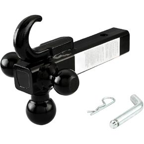 حامل كروي للمقطورة مع خطاف وصلة ودبوس وصلة، 1-7/8 بوصة، 2 بوصة و2-5/16 بوصة، كرة وصلة، وصلة سحب، كرة سوداء، TS2010 in Kuwait