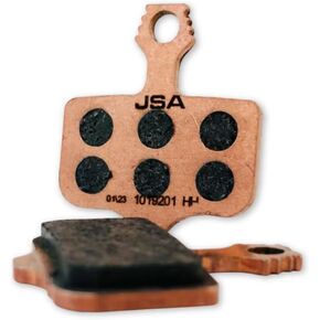 JSA Bike Brake Pads: Ultimate Performance for Racing, Gravel, MTB, Downhill. Organic Compound, Powerful & Silent Brakes, Copper Plate for Excellent Heat Dissipation.