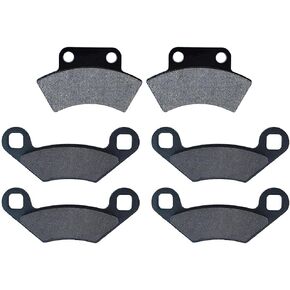 AHL Front and Rear Brake Pads for POLARIS 500 Big Boss 6 x 6 1998 1999 Scrambler Sportsman Xplorer 500 4x4 1996 1997 1998 1999